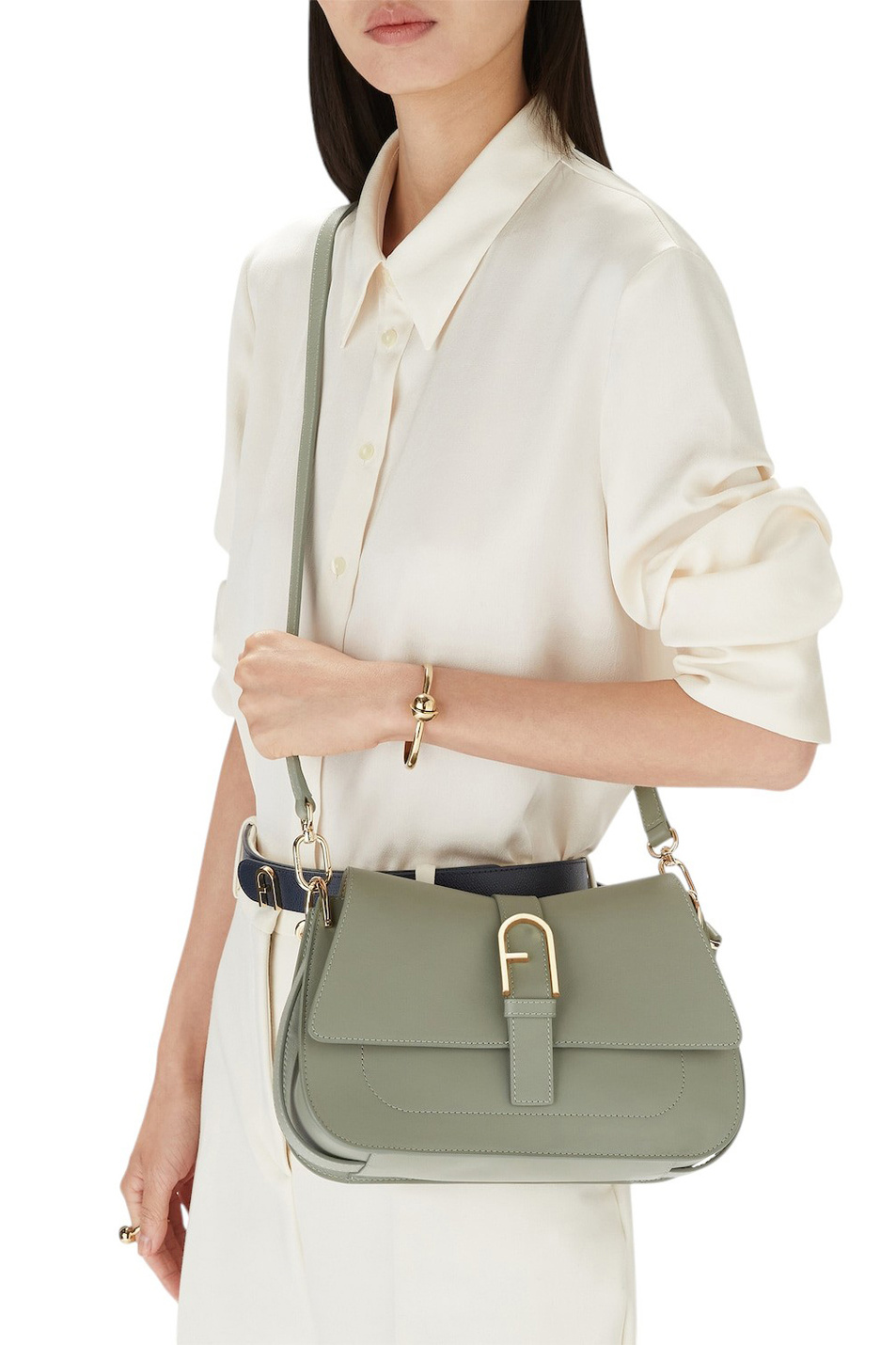 Женский Furla Сумка FLOW из натуральной кожи (цвет ), артикул WB00996-BX2045 | Фото 6