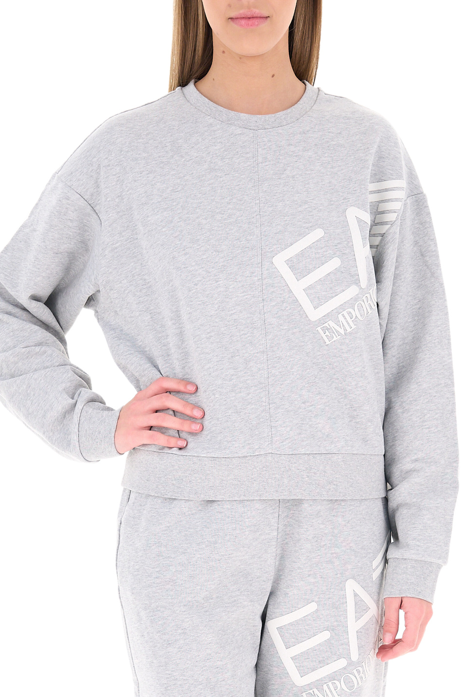 Женский EA7 Свитшот с логотипом (цвет ), артикул 7W000966-AF12473 | Фото 3