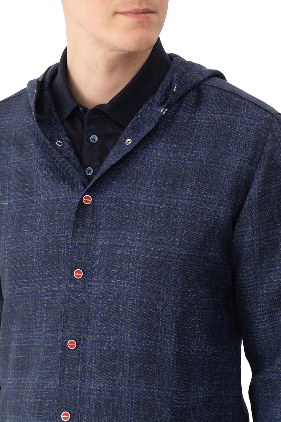 Мужской Kiton Рубашка из смесовой шерсти (цвет ), артикул UMCMARK0630G1300C | Фото 6