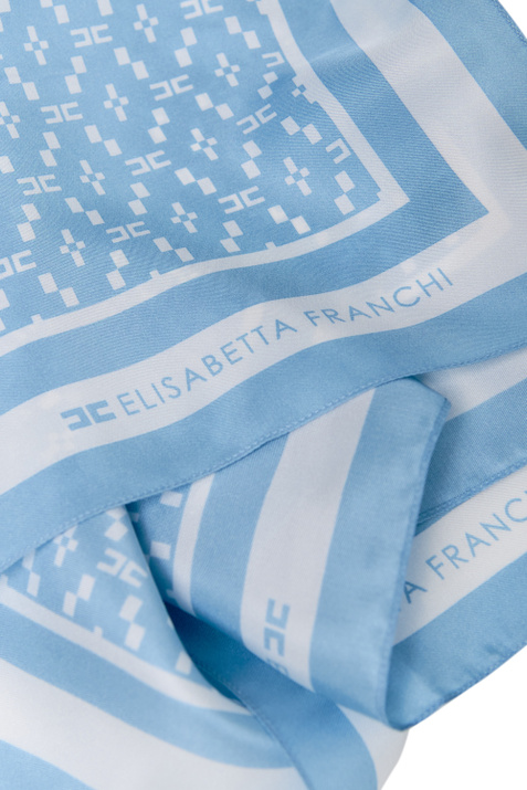 Elisabetta Franchi Платок из чистого шелка с принтом ( цвет), артикул FO01L31E2 | Фото 2