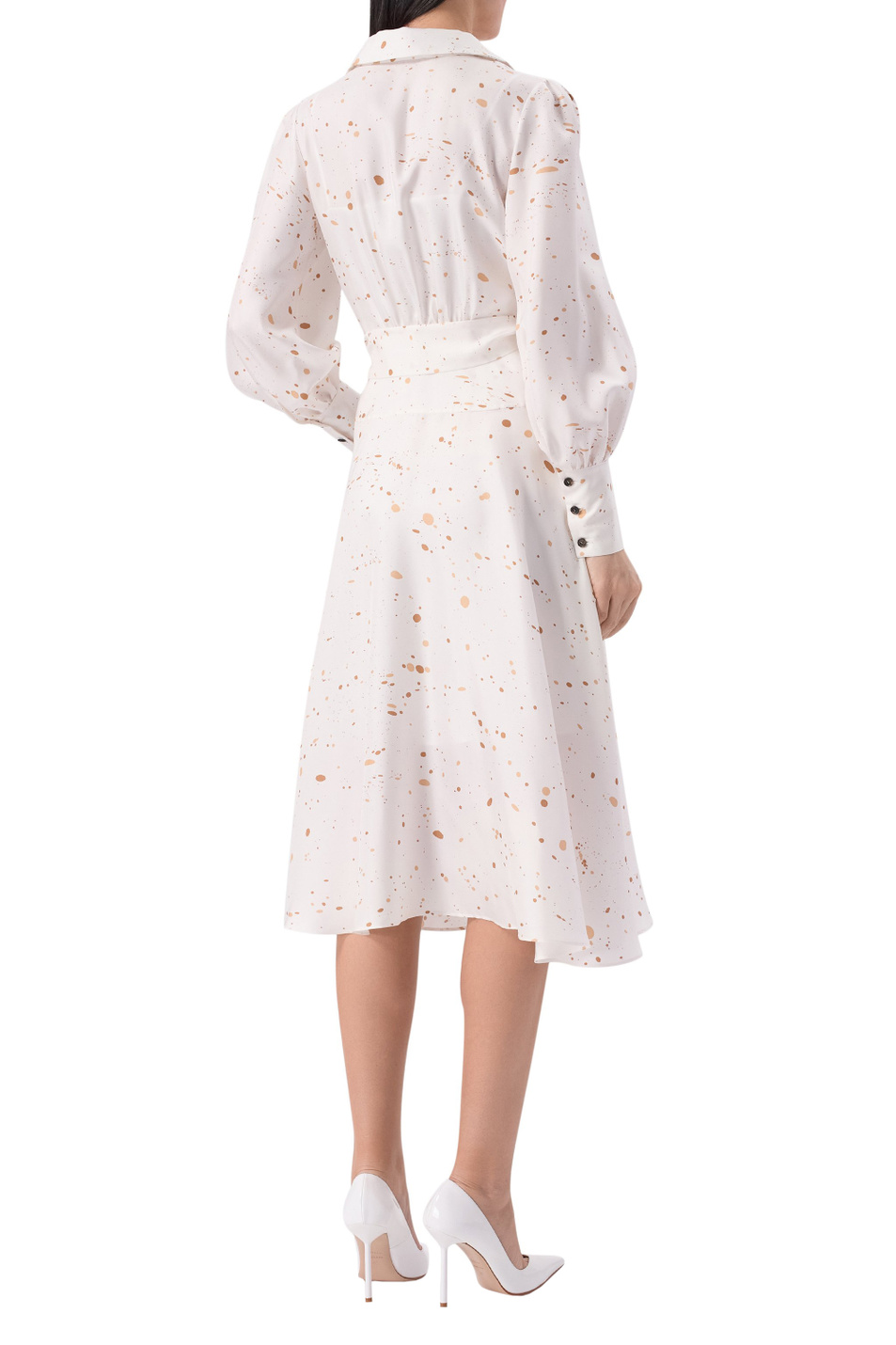 Женский Kiton Платье из шелка (цвет ), артикул D61301K0999G04001 | Фото 4