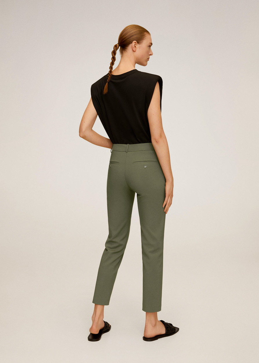 Mango ❤ женские брюки alberto со скидкой 50%, хаки цвет, размер , цена49.99 BYN