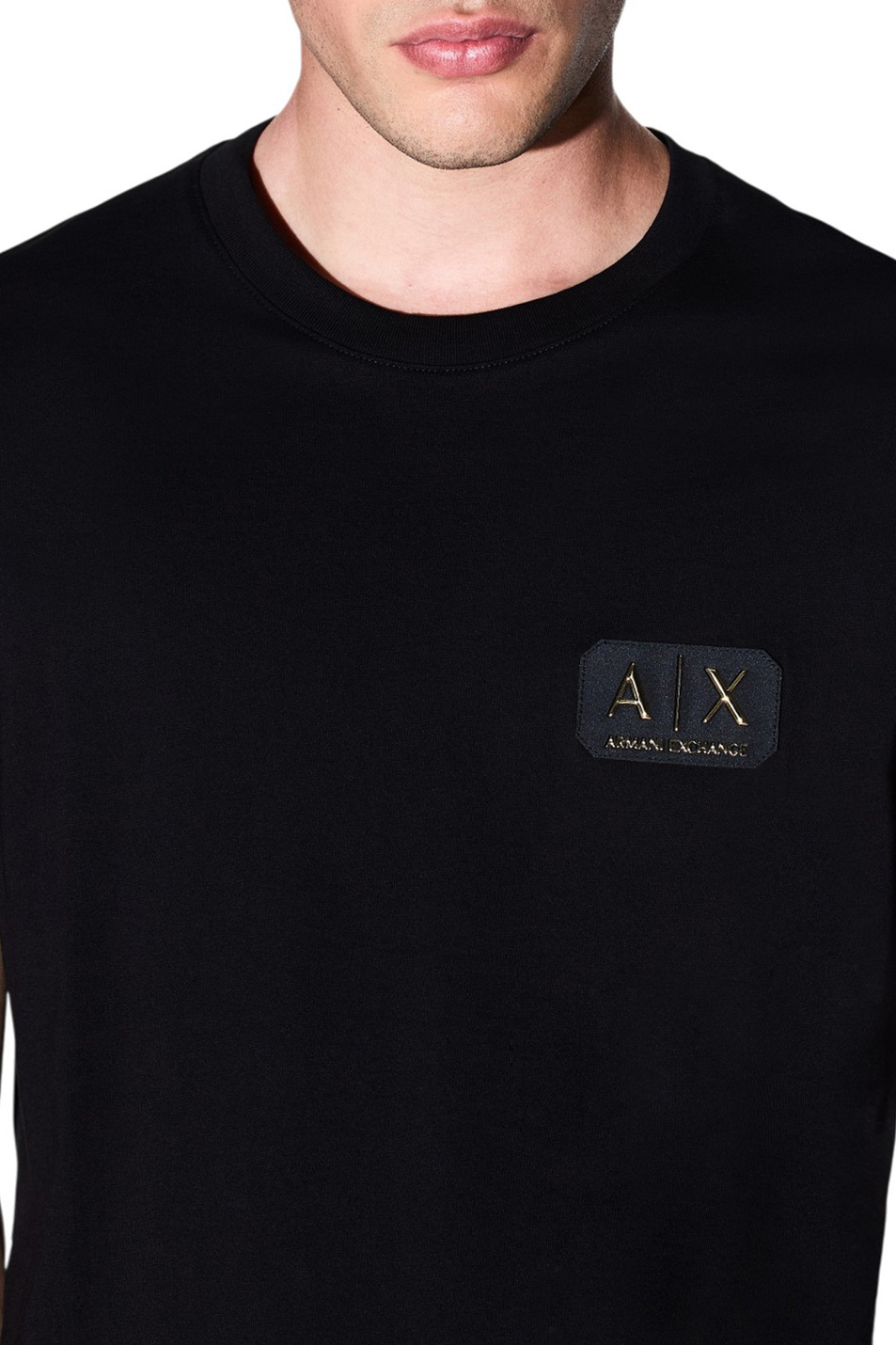 Мужской Armani Exchange Футболка из хлопка с логотипом (цвет ), артикул XM002178-AF12308 | Фото 5