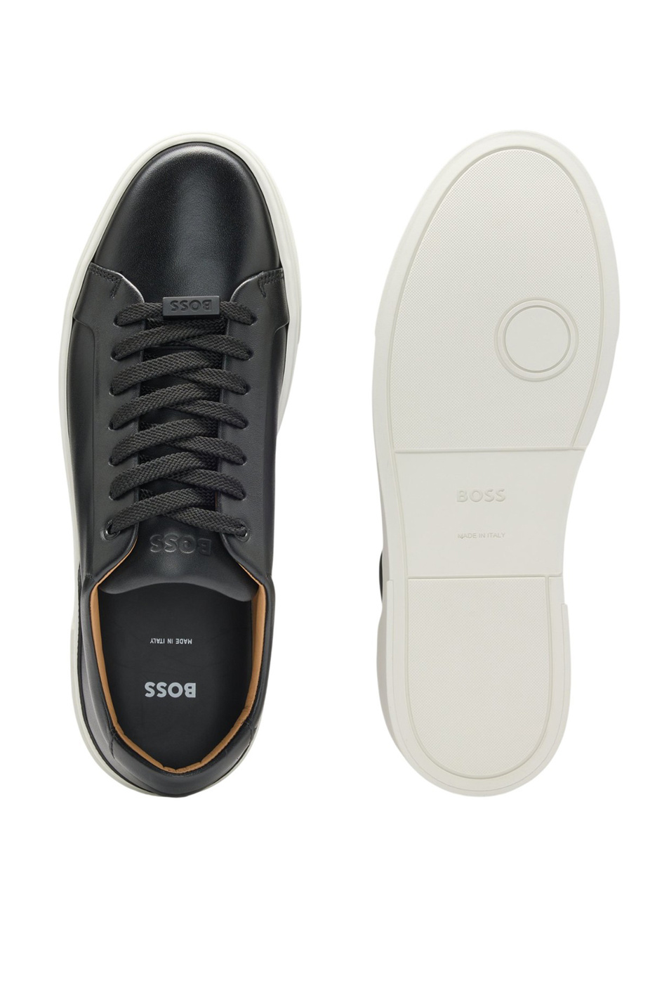Мужской BOSS Кеды Gary из натуральной кожи (цвет ), артикул 50536841 | Фото 3