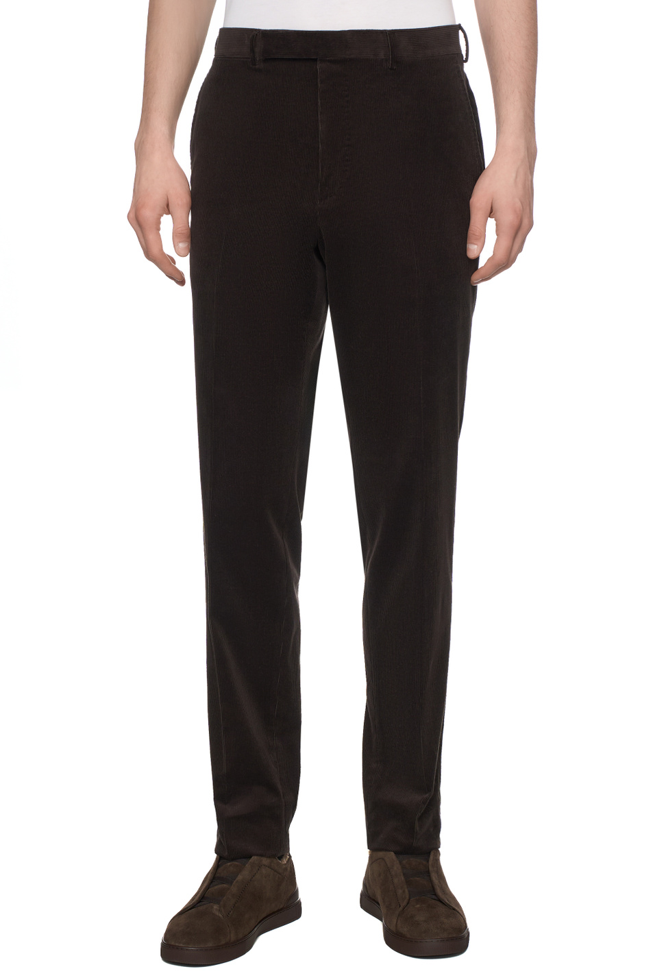 Мужской Zegna Брюки вельветовые (цвет ), артикул 270F33A2-75TB12-6R | Фото 3