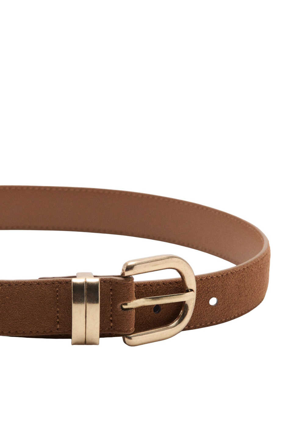 Ремень CORINA из замши|Основной цвет:Коричневый Женский Mango Ремень CORINA из замши (цвет ), артикул 27031208 | Фото 3