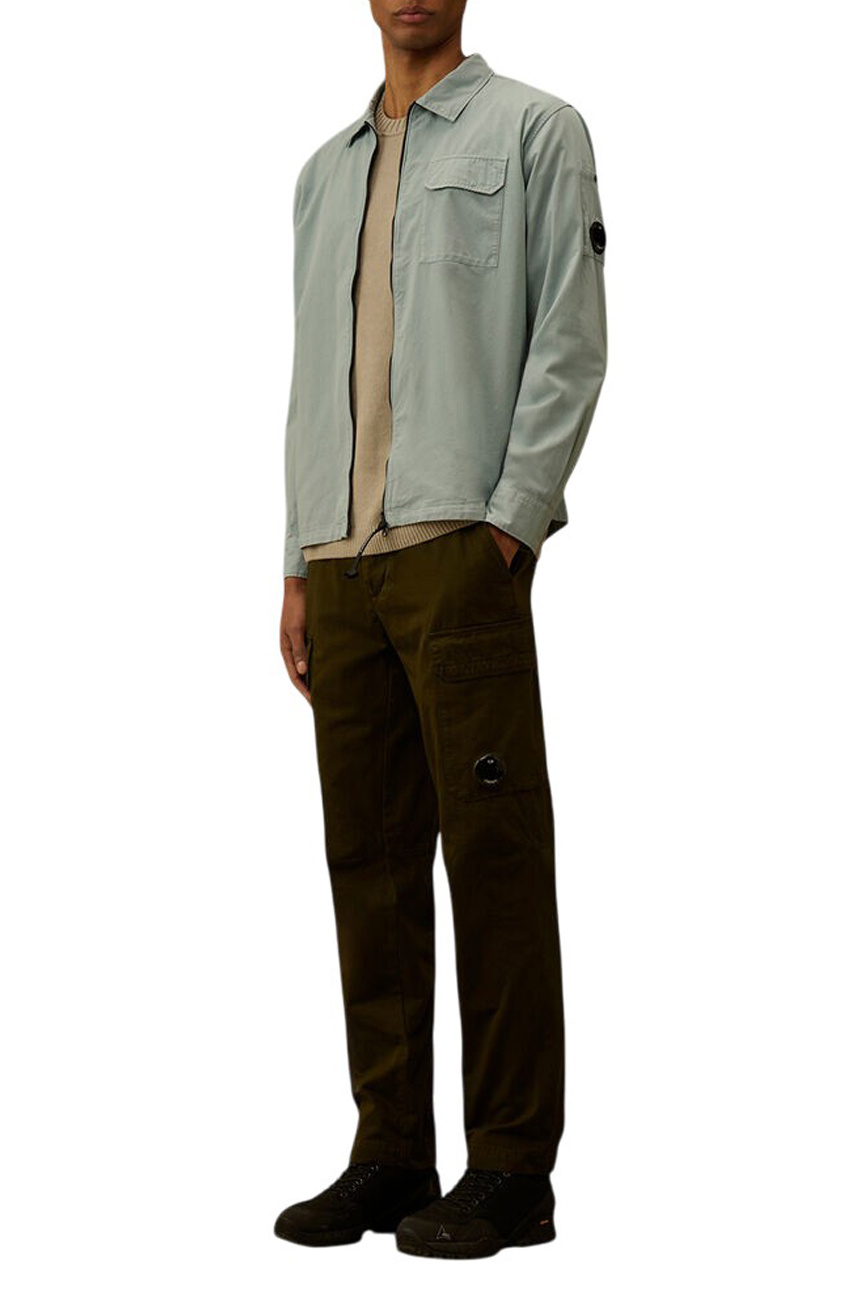 Мужской C.P. Company Куртка-рубашка из хлопка (цвет ), артикул 20CMOS705A110143G | Фото 3