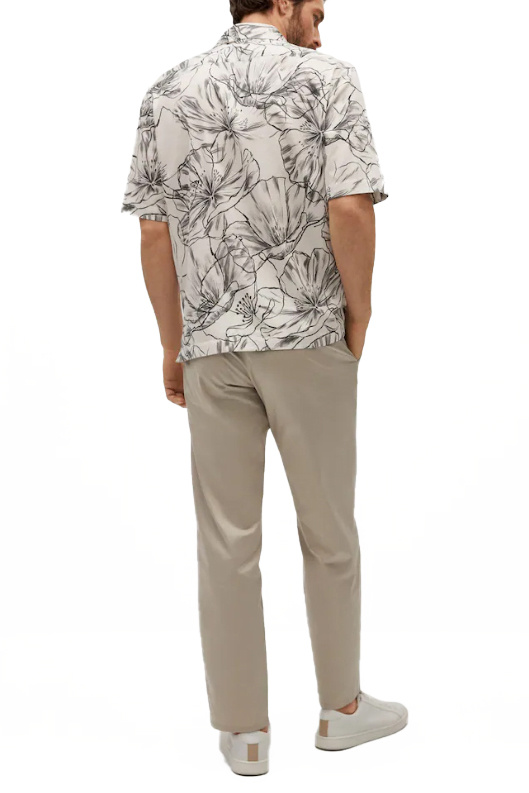 Mango Man Рубашка FLEUR с цветочным принтом (цвет ), артикул 87065721 | Фото 4