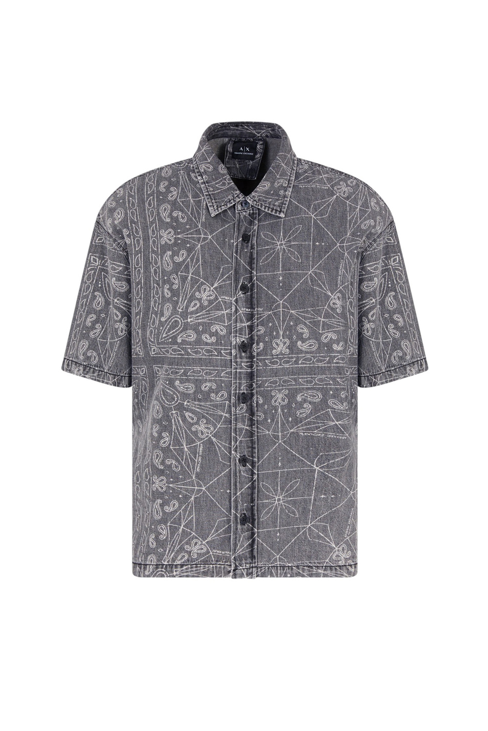 Мужской Armani Exchange Рубашка из смесового хлопка (цвет ), артикул XM000622-AF14943 | Фото 1
