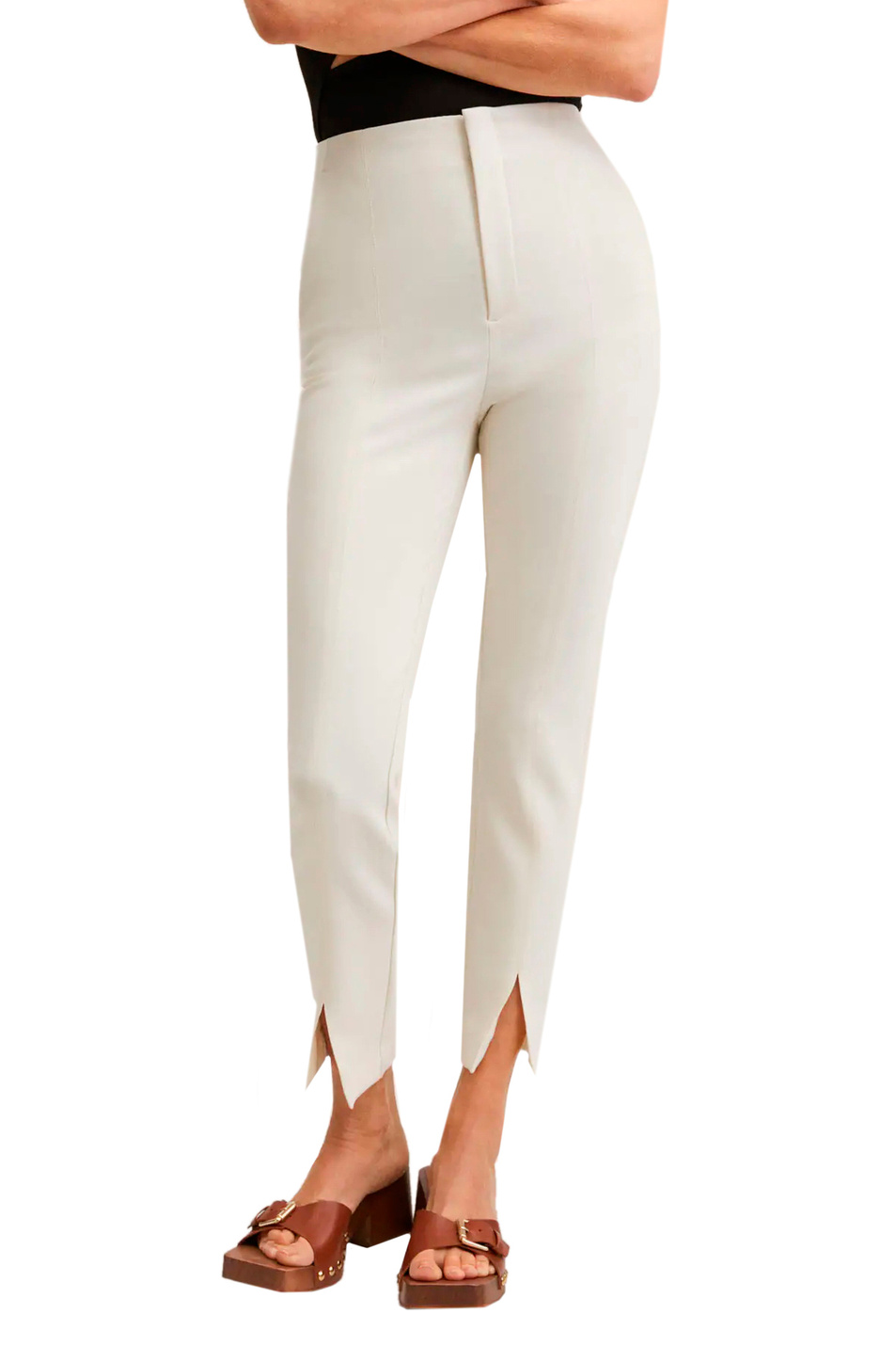Женский Mango Узкие брюки NORA с боковыми разрезами (цвет ), артикул 27075799 | Фото 3