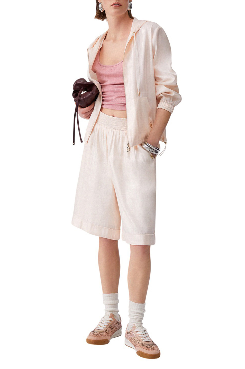 Женский Liu Jo Толстовка с логотипом (цвет ), артикул TA6004T322A | Фото 3