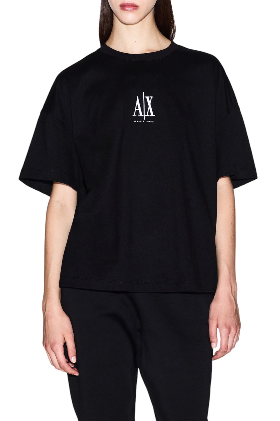 Женский Armani Exchange Футболка из хлопка (цвет ), артикул XW001182-AF15085 | Фото 3