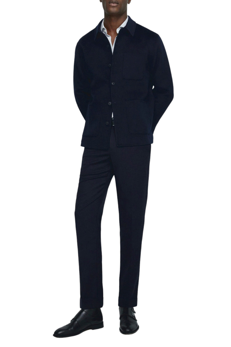 Мужской Mango Man Куртка-рубашка ANDROS с карманами (цвет ), артикул 57088632 | Фото 2