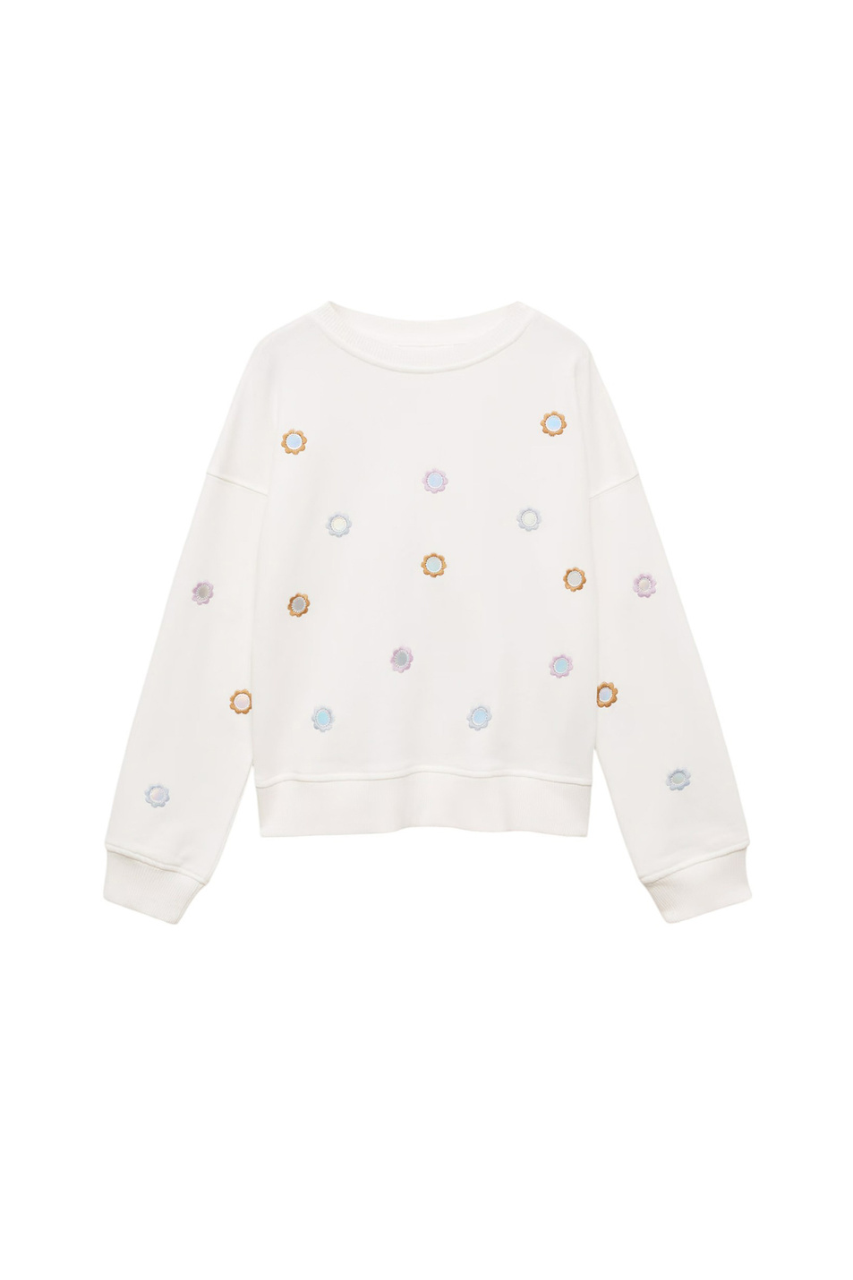 Девочкам Mango Kids Свитшот MIRRORS с вышивкой (цвет ), артикул 87064806 | Фото 1