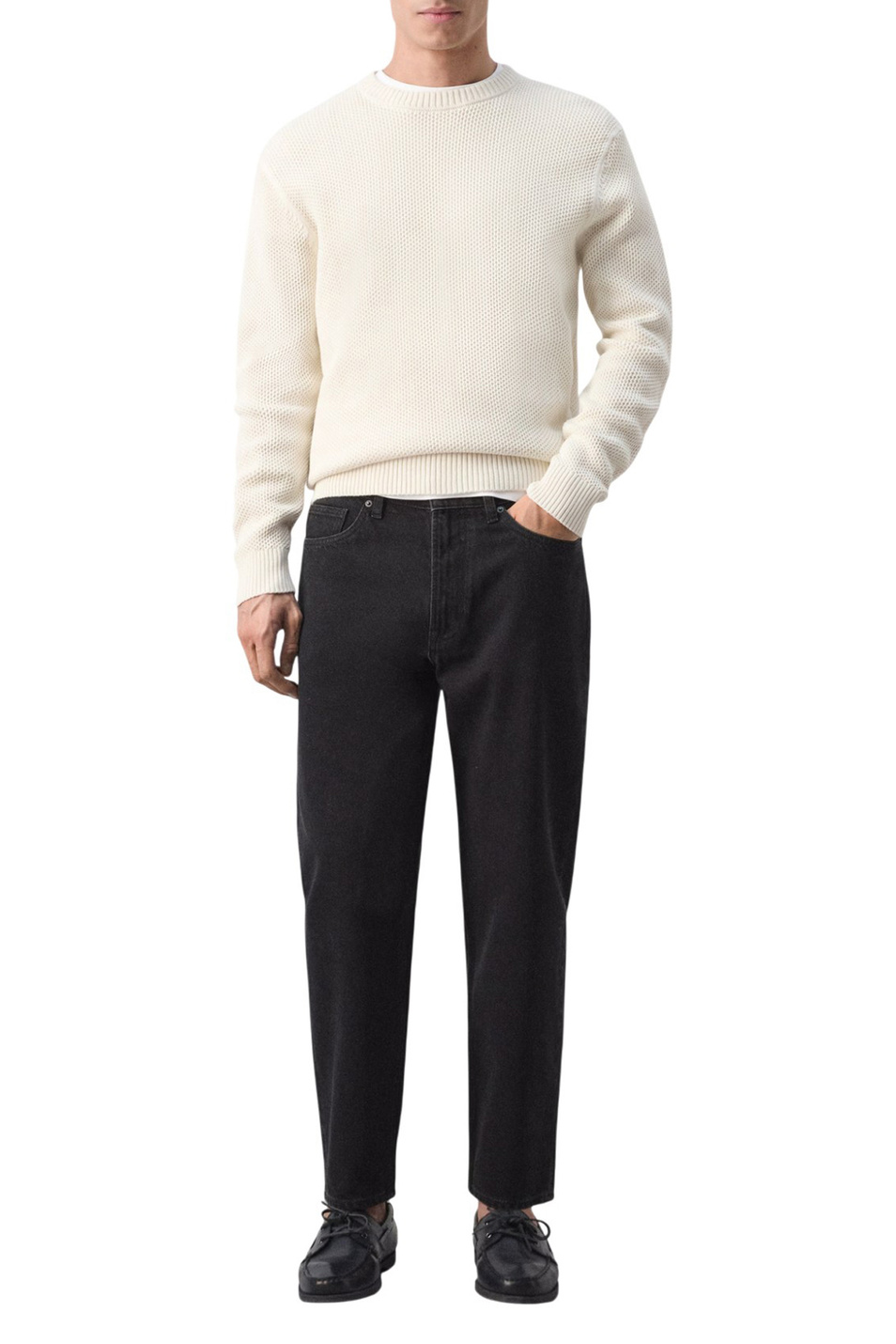 Мужской Mango Man Джемпер SALSA из смесового хлопка (цвет ), артикул 27004431 | Фото 2