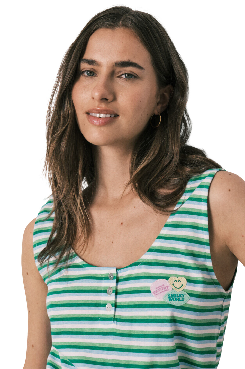 Женский Women'secret Пижама из хлопка в полоску (цвет ), артикул 3133523 | Фото 3