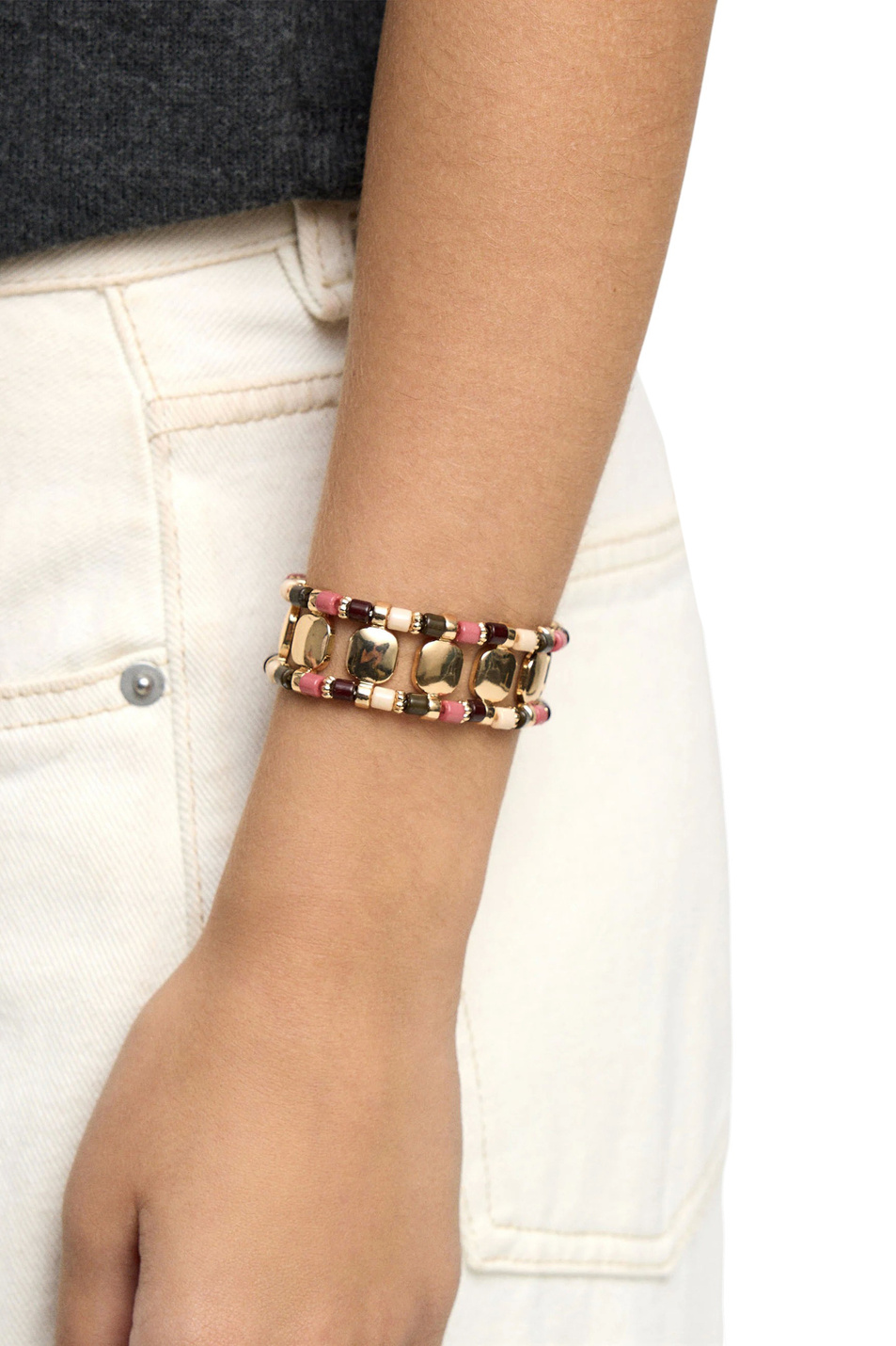 Браслет эластичный|Основной цвет:Разноцветный Женский Parfois Браслет эластичный (цвет ), артикул 170938 | Фото 3