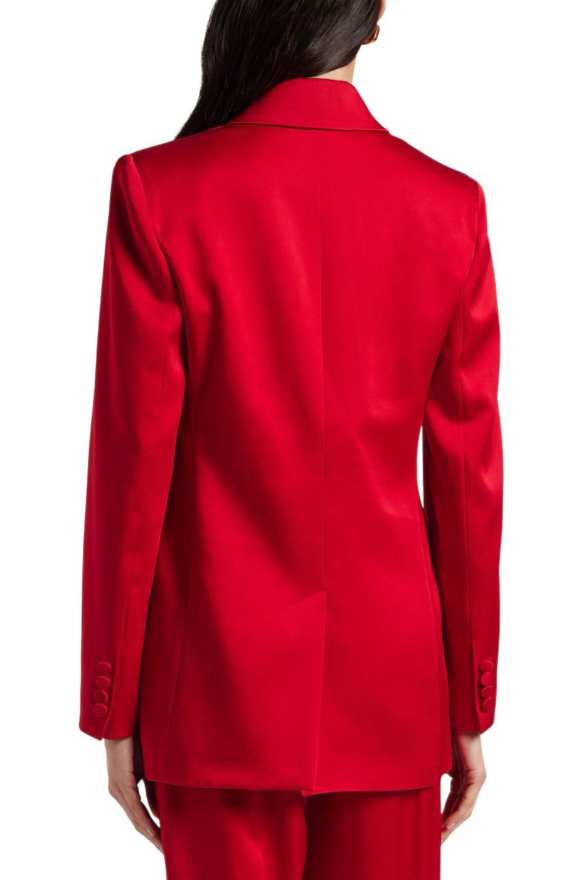 Женский Max Mara Пиджак MSEALBINO однотонный (цвет ), артикул 2616041023 | Фото 5