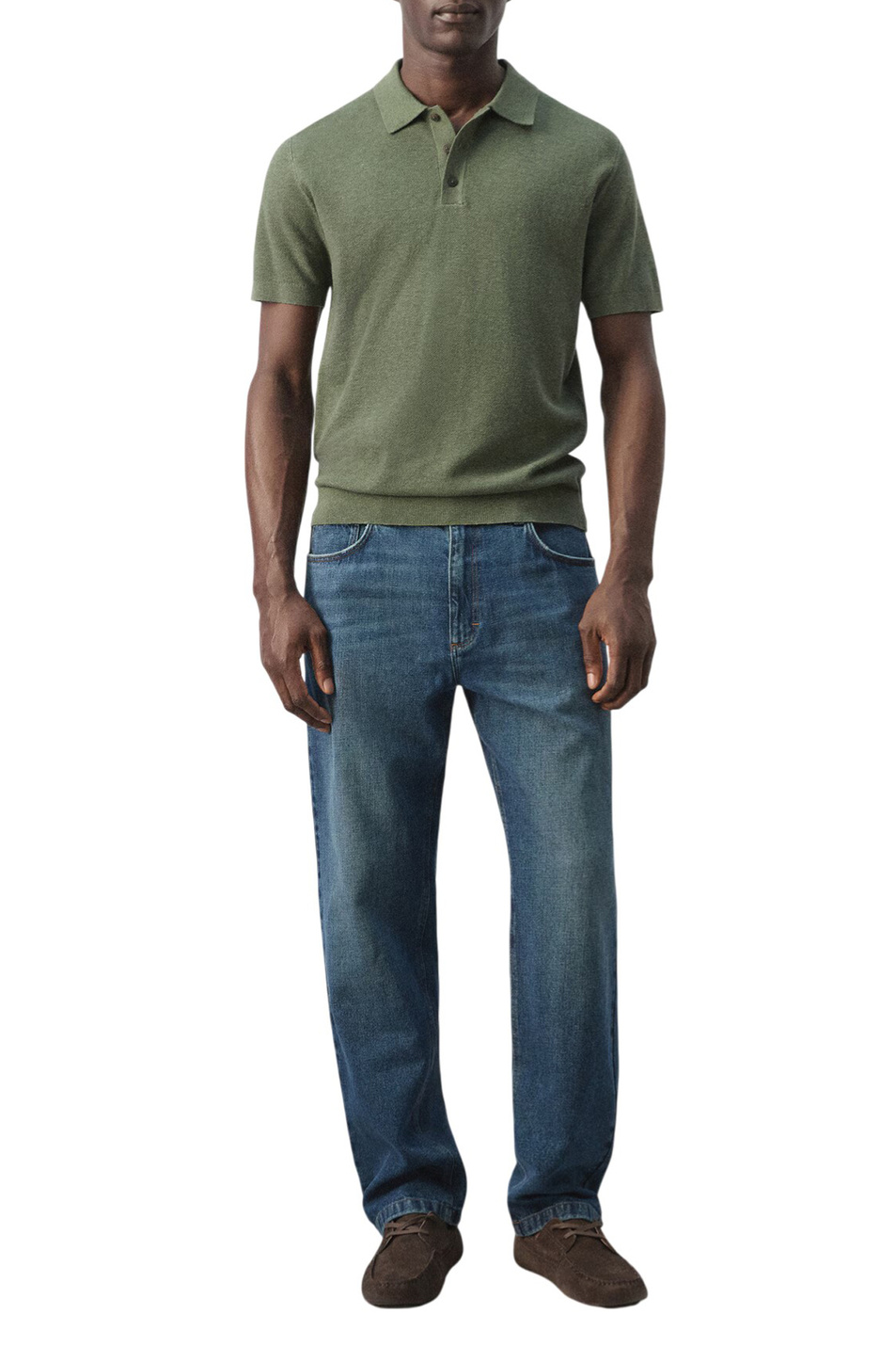 Мужской Mango Man Поло ANDREW из смесового хлопка (цвет ), артикул 27045944 | Фото 2