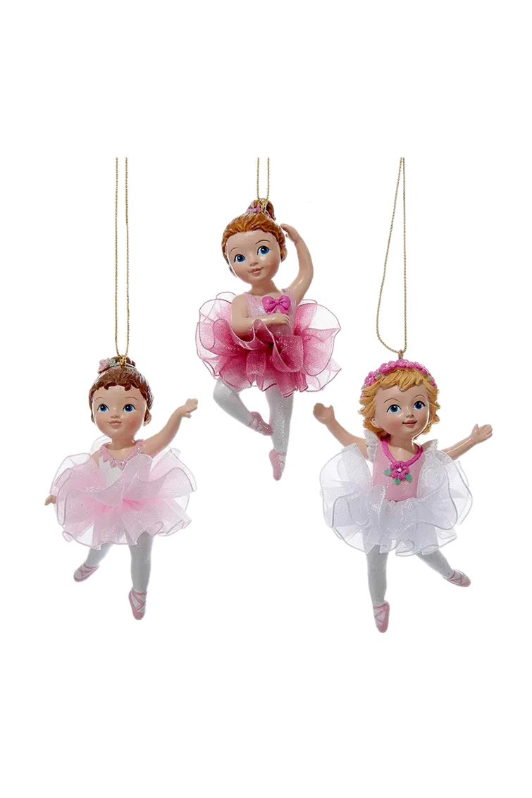 Не имеет пола Kurt S.Adler Елочная игрушка "Балерина", 9,5 см (цвет ), артикул C9294 | Фото 1