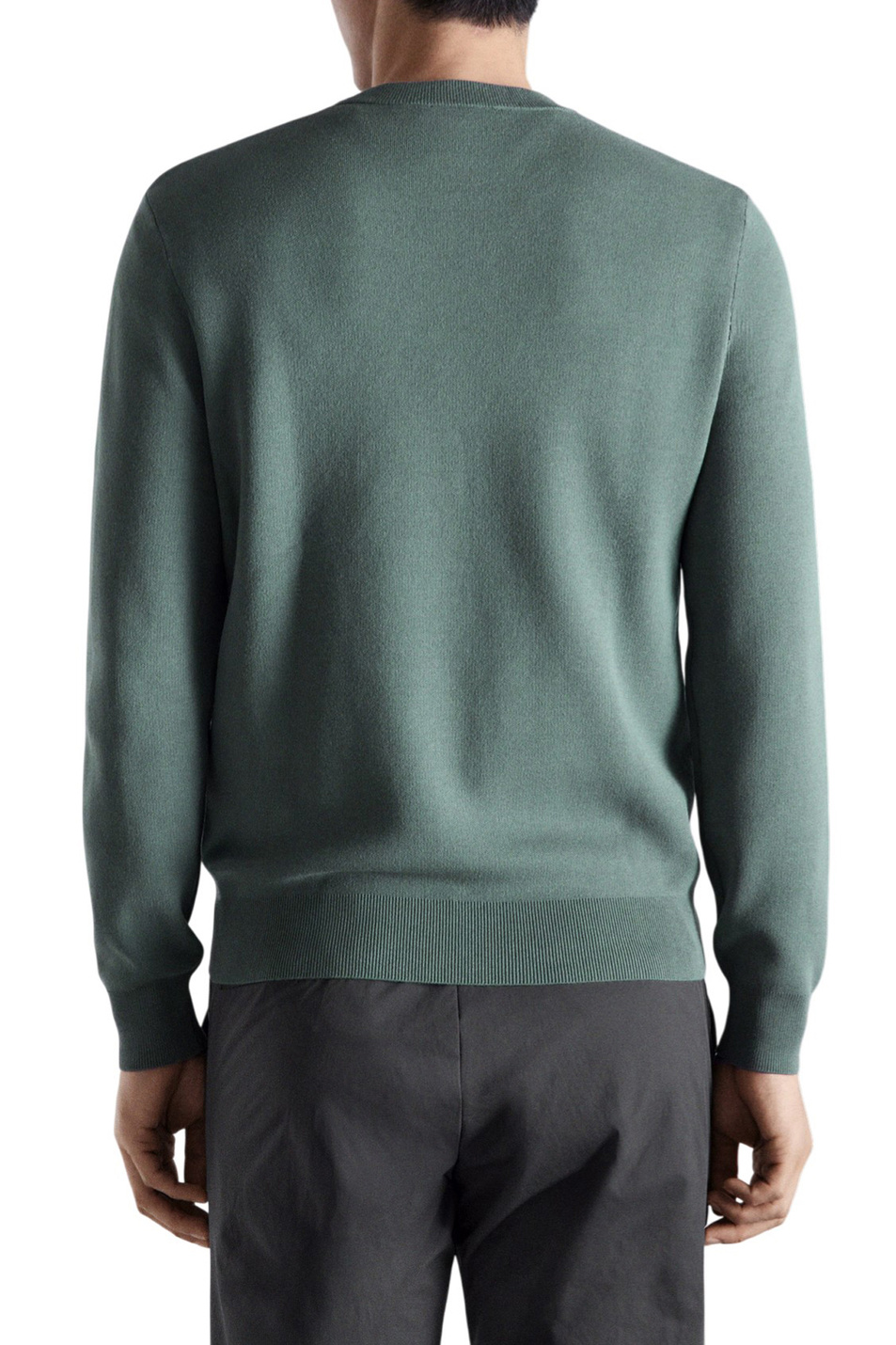 Мужской Mango Man Джемпер LUXUS с круглым вырезом (цвет ), артикул 27034428 | Фото 4