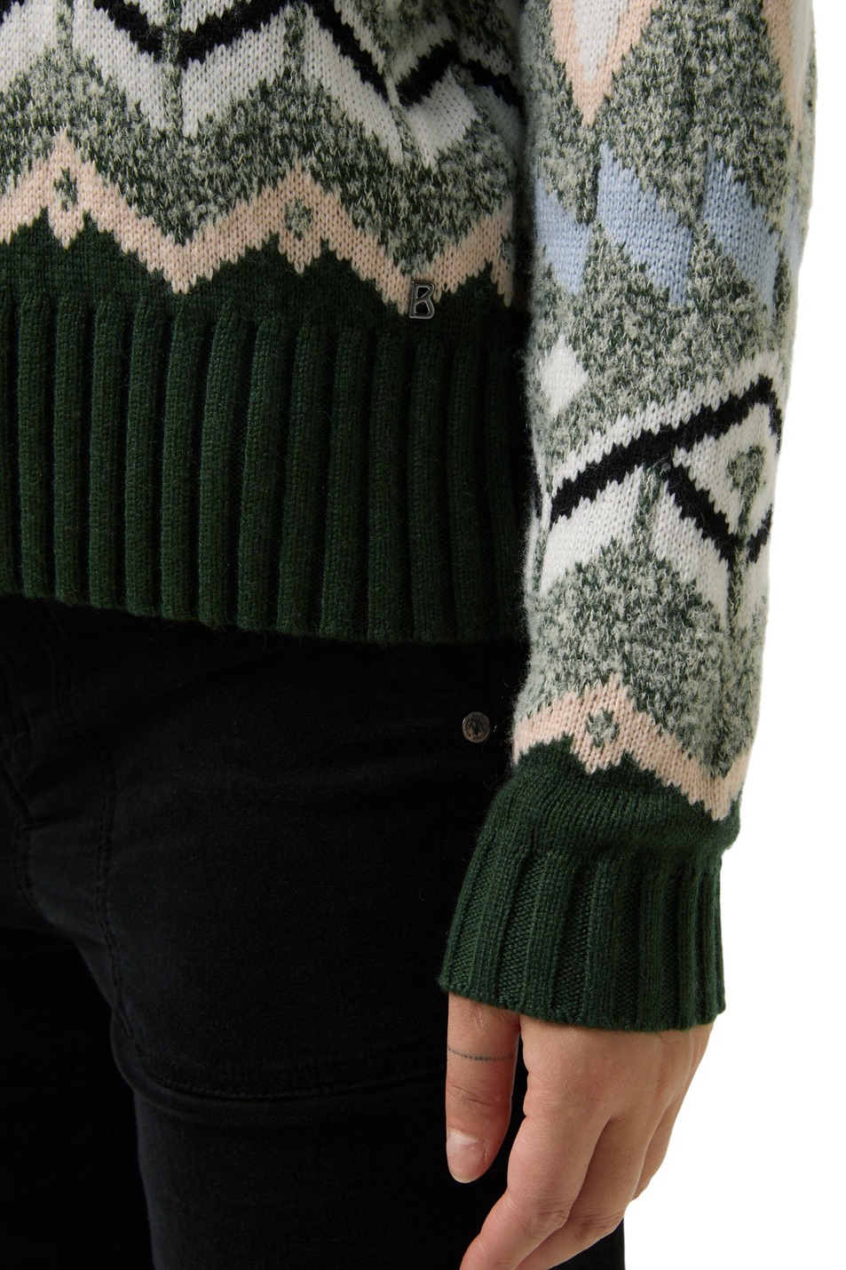 Свитер RAEGAN из смесовой шерсти|Основной цвет:Разноцветный Женский Bogner Свитер RAEGAN из смесовой шерсти (цвет ), артикул 86935256 | Фото 6