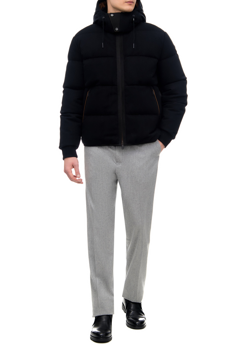 Мужской Zegna Куртка стеганая из кашемира с пуховым наполнителем (цвет ), артикул UAT48-A102-1-R | Фото 2