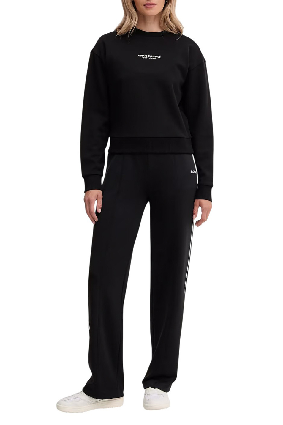 Женский Armani Exchange Свитшот из хлопка (цвет ), артикул XW001451-AF10830 | Фото 3