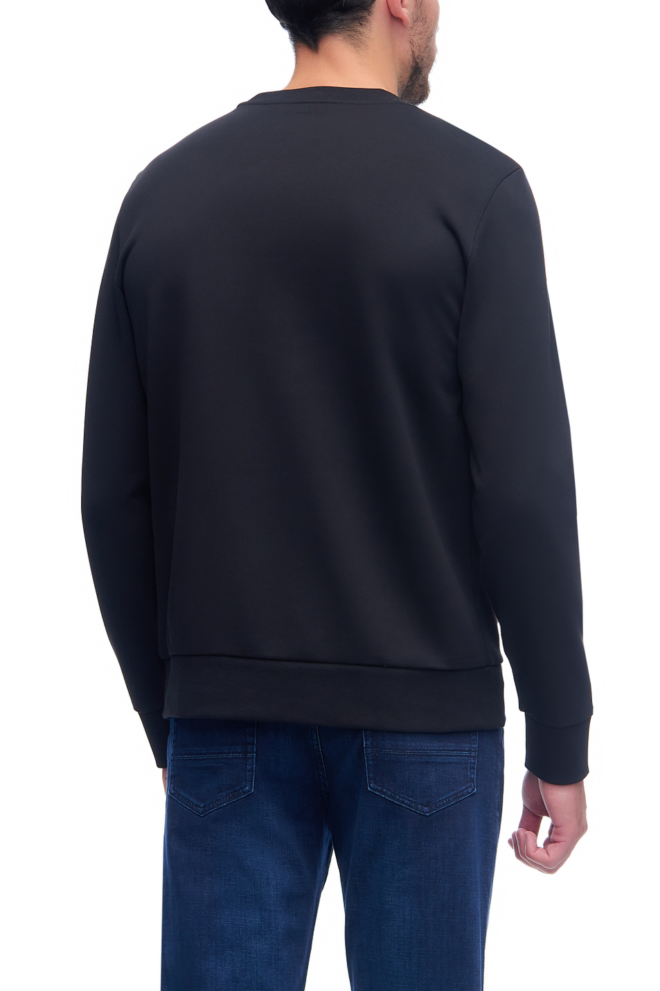 Мужской BOSS Свитшот из натурального хлопка с вышитым логотипом (цвет ), артикул 50458160 | Фото 4