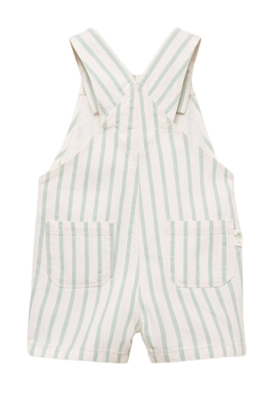 Мальчикам Mango Kids Комбинезон LEMON джинсовый в полоску (цвет ), артикул 87047685 | Фото 2
