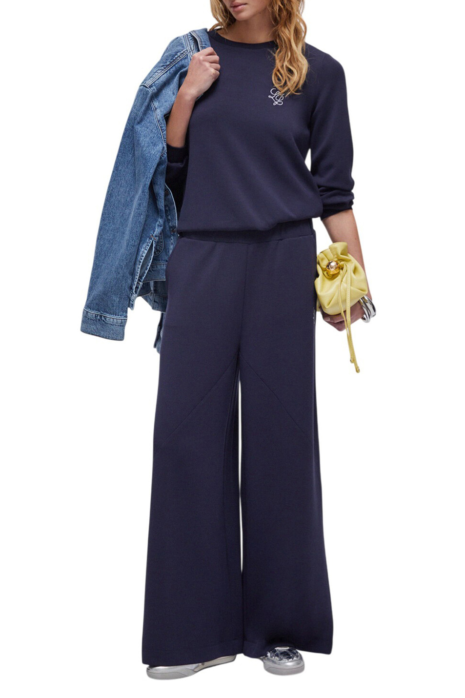 Женский Liu Jo Брюки-палаццо однотонные (цвет ), артикул TA6080JS869 | Фото 3