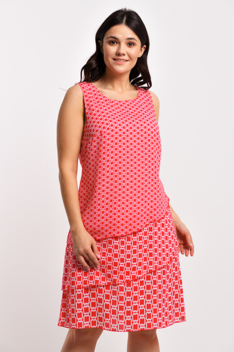 Taifun Платье трехуровневое (Розовый цвет), артикул 580014-11019 | Фото 3
