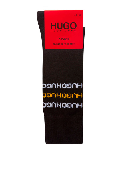 Набор носков с логотипами|Основной цвет:Черный|Артикул:50449871 | Фото 1