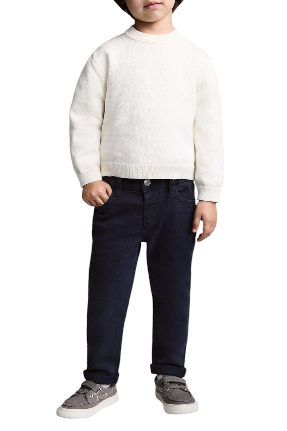 Малышам мальчикам Mango Kids Брюки LIMA из эластичного хлопка (цвет ), артикул 87044792 | Фото 3