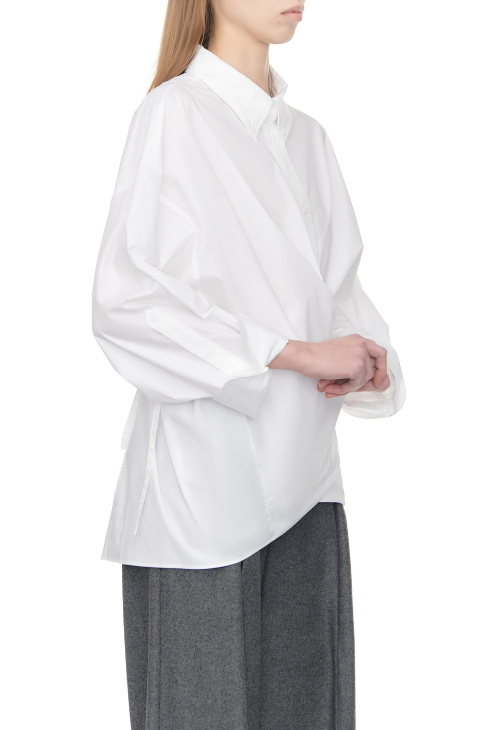 Женский Dorothee Schumacher Рубашка POPLIN POWER из эластичного хлопка (цвет ), артикул 348226 | Фото 5