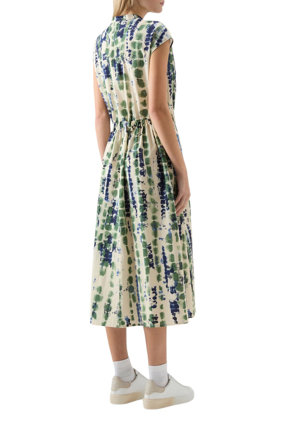 Женский Woolrich Платье из натурального хлопка с принтом (цвет ), артикул CFWWDR0149FRUT3706 | Фото 4