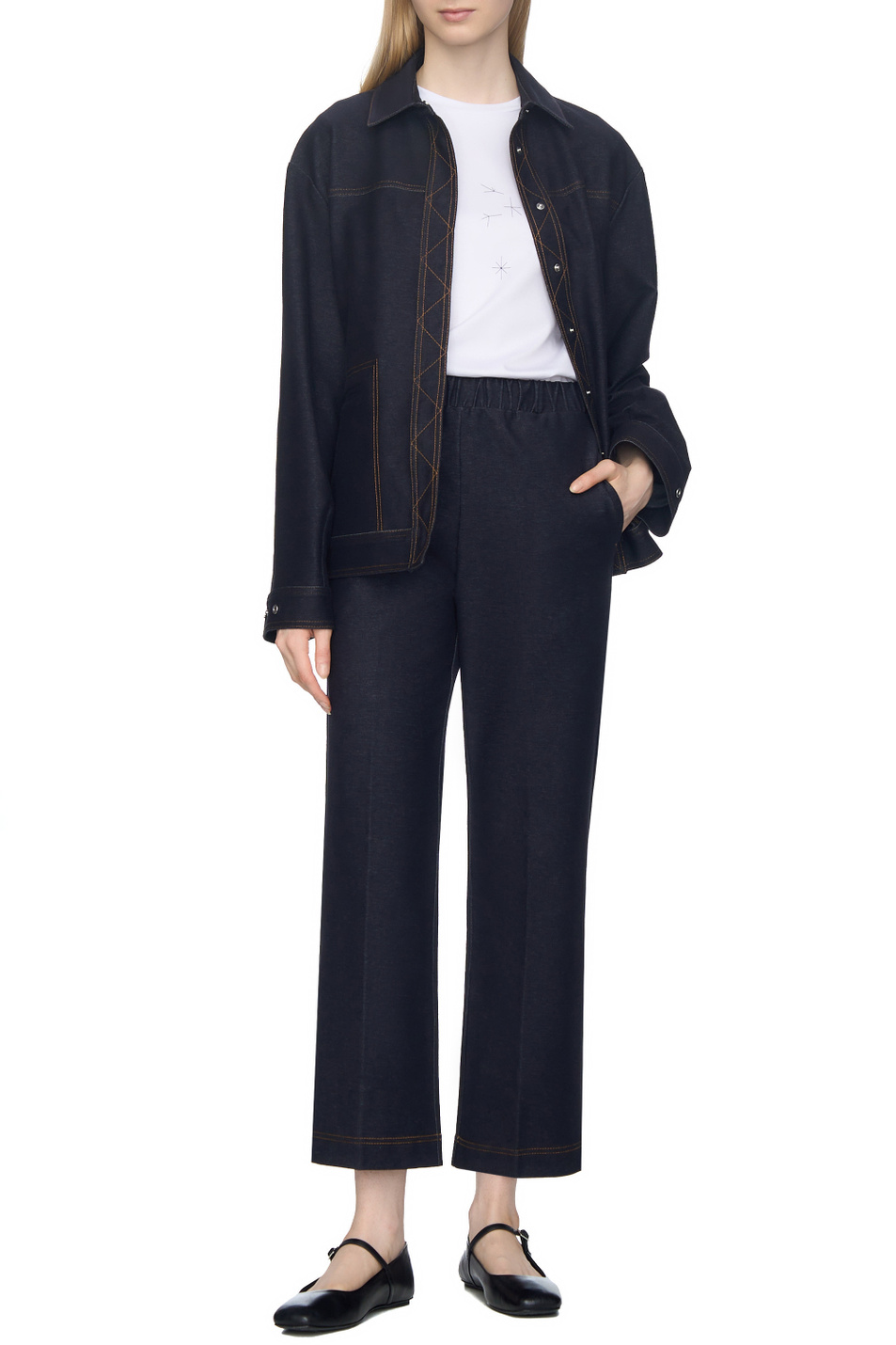 Женский Max Mara Футболка OPUNZIA (цвет ), артикул 2516941067 | Фото 3