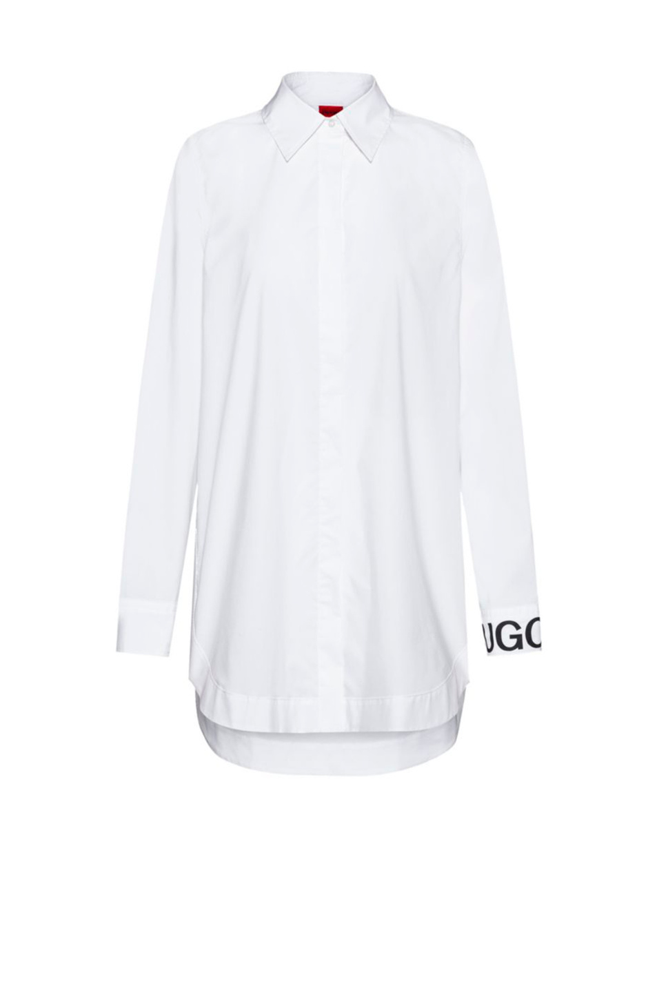 HUGO Рубашка оверсайз Esmera с логотипом на манжете (цвет ), артикул 50458271 | Фото 1
