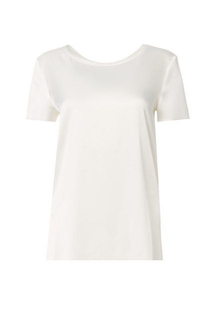 Шелковая блузка CORTONA|Основной цвет:Белый|Артикул:31110326 | Фото 1