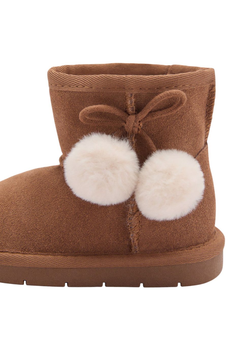 Девочкам Mango Kids Угги ANNAB из натуральной замши (цвет ), артикул 77037118 | Фото 4