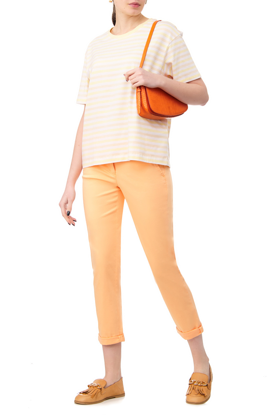 Gerry Weber Футболка из эластичного хлопка в полоску (цвет ), артикул 670001-44031 | Фото 3