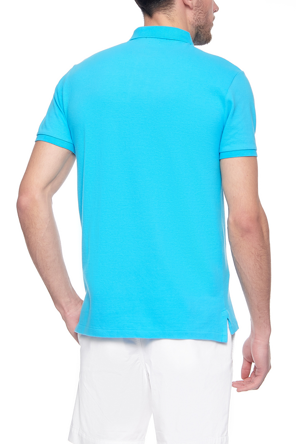 Polo Ralph Lauren Футболка-поло с фирменной вышивкой на груди (цвет ), артикул 710536856279 | Фото 4