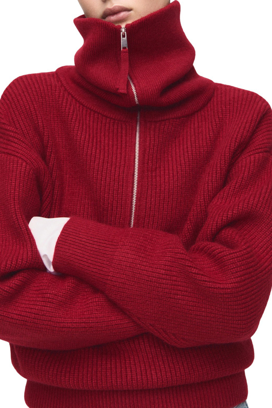 Женский Mango Свитер RIZIN с высоким воротником (цвет ), артикул 27031266 | Фото 5