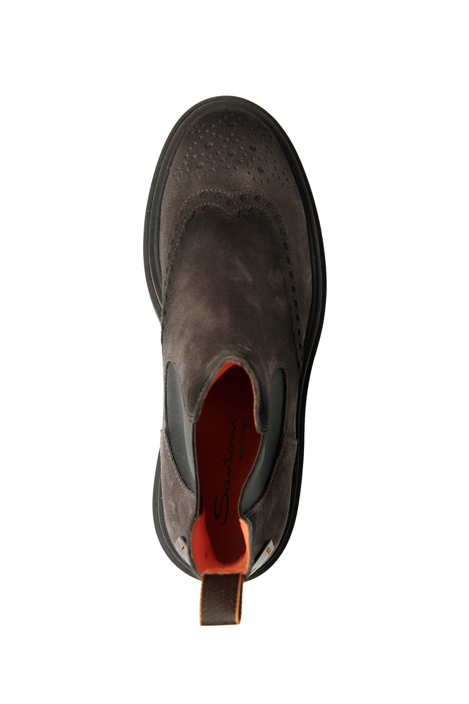 Мужской Santoni Ботинки челси BLOCKAGE из натуральной замши (цвет ), артикул MGMG17701JK4EGXXG76 | Фото 4