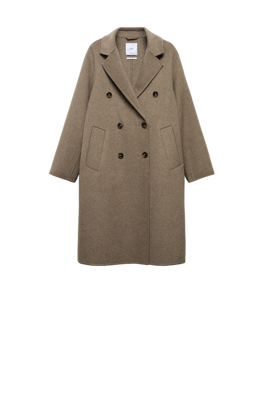 Пальто PICAROL из смесовой шерсти с добавлением хлопка|Основной цвет:Серый|Артикул:57085953 | Фото 1