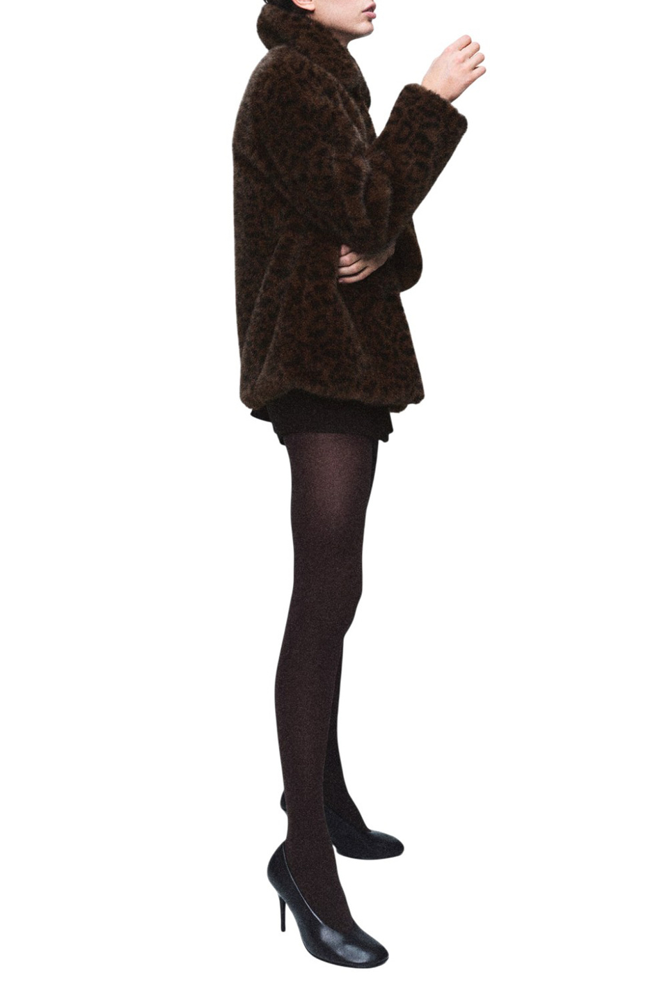 Женский Mango Полушубок ZURICH с леопардовым принтом (цвет ), артикул 17088280 | Фото 2