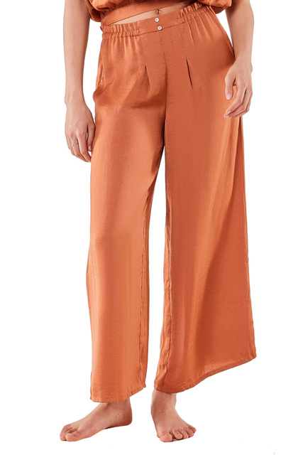 Однотонные брюки RUSTICA|Основной цвет:Оранжевый|Артикул:6535197 | Фото 1