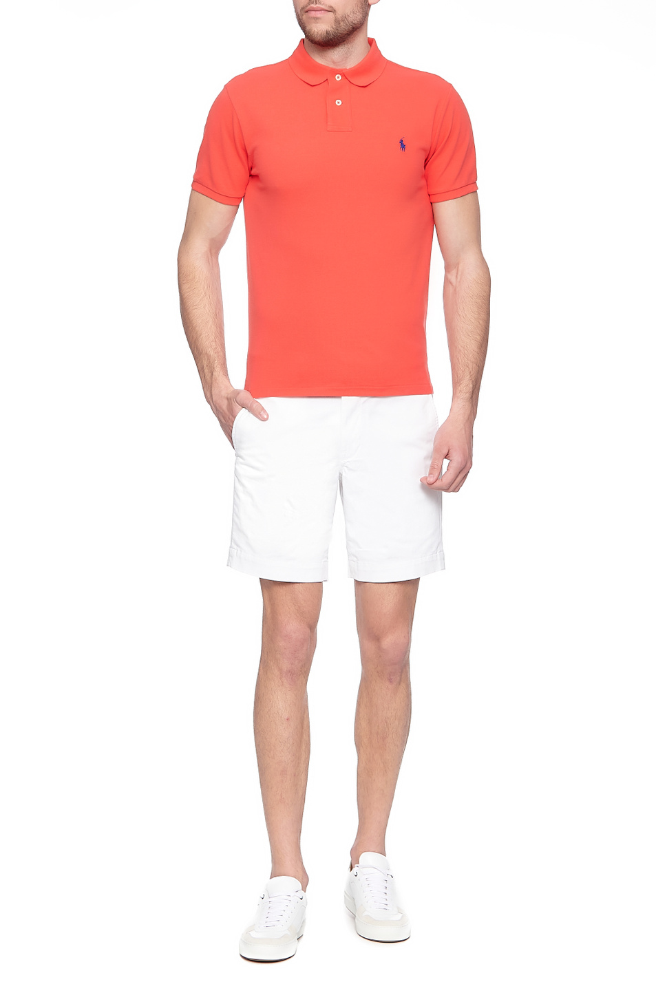 Polo Ralph Lauren Футболка-поло с фирменной вышивкой на груди (цвет ), артикул 710536856274 | Фото 2
