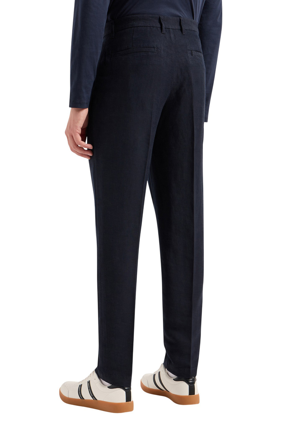 Мужской Armani Exchange Брюки из смесового льна (цвет ), артикул 8NZP15-ZNFNZ | Фото 4