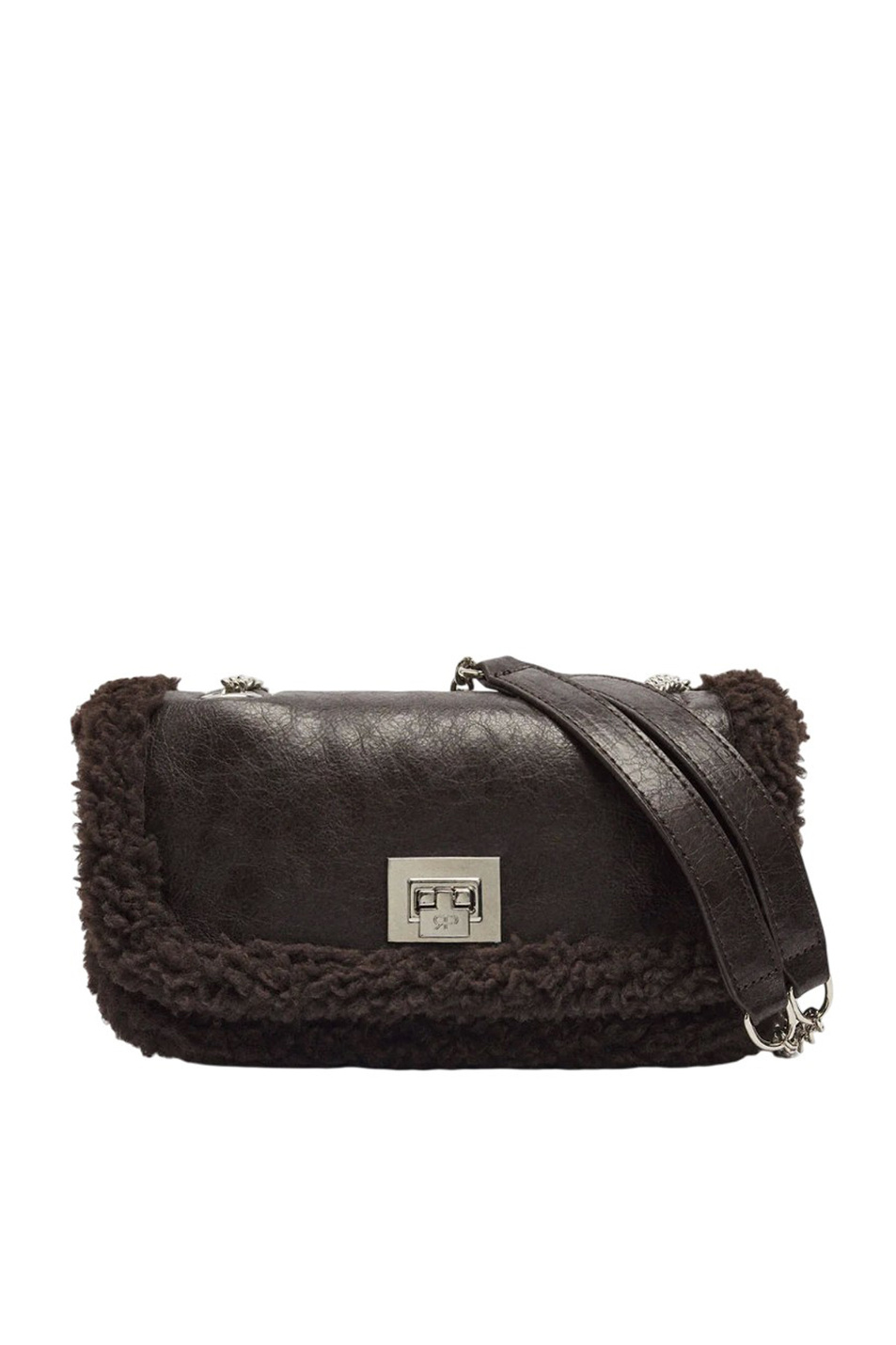 Женский Parfois Сумка через плечо с меховой отделкой (цвет ), артикул 243455 | Фото 1